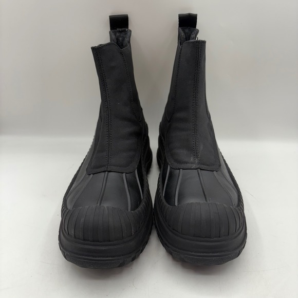 Ganni Outdoor Chelsea Boots Rubber Canvas Lug Sole Waterproof Size 38 US 7.5-8 - Picture 3 of 10